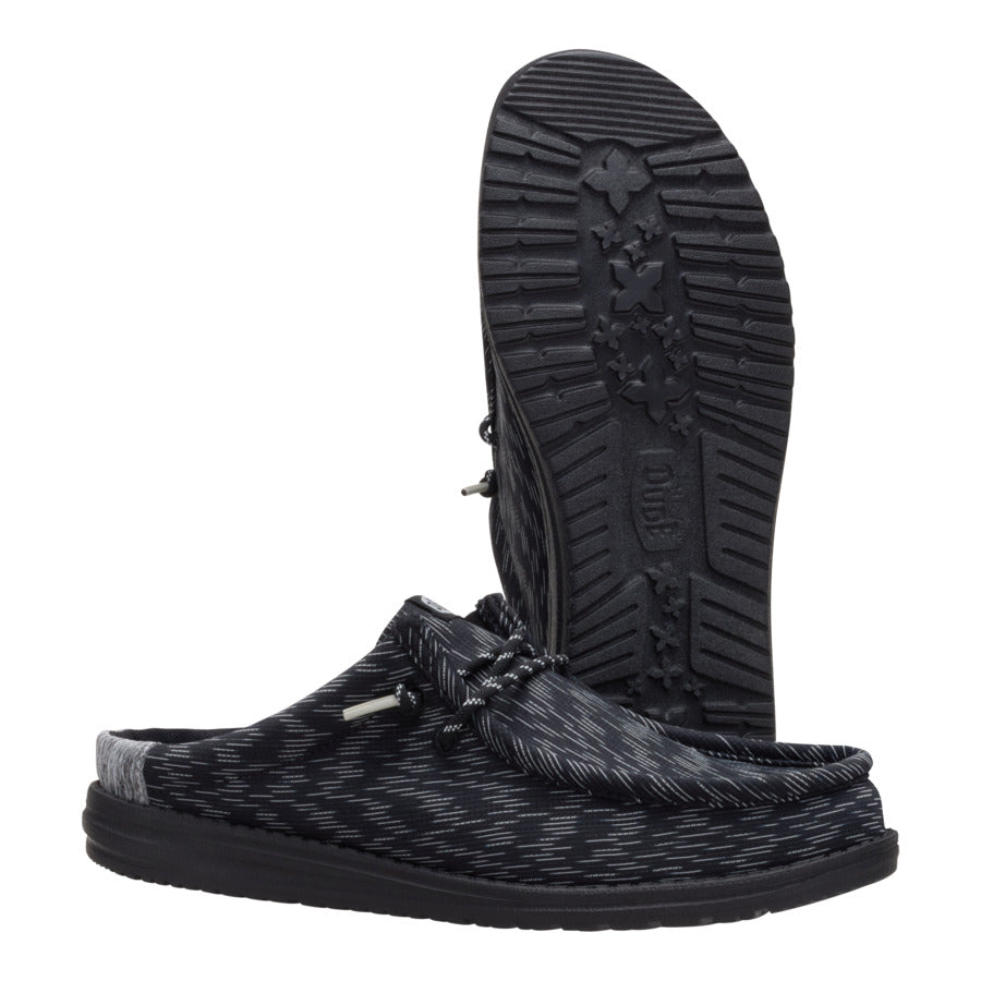 Wally Slip Jersey Jacquard – Black/Monument Grey - Image 3
