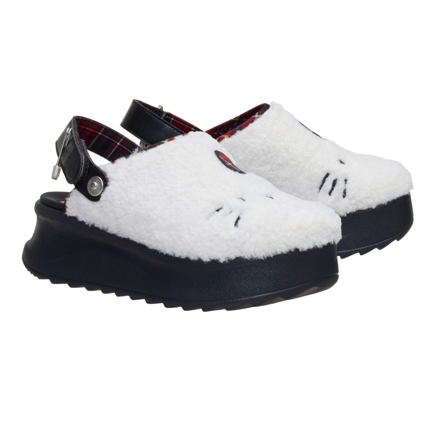 Hello Kitty Delray Clog – White/Black - Image 3